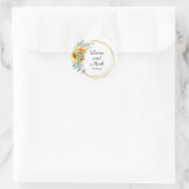 Sticker Mariage tournesol (Sac)