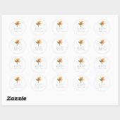 Sticker Mariage Tropical Bird of Paradise (Feuille)