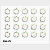 Sticker Mariage Tropical Floral Island (Feuille)