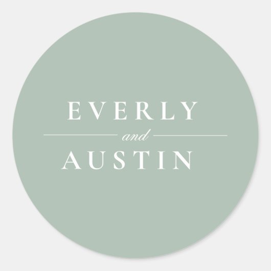 Sticker Mariage verdoyant (Devant)