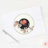 Sticker Mariage vintage Lace Et Perles (Enveloppe)