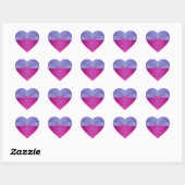 Sticker Mariage violet RIBBON Fuchsia IMPRIMÉ (Feuille)