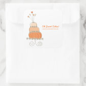 Sticker Mariage Whimsical Chic Peach (Sac)