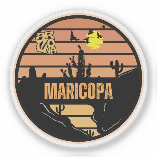 Sticker Maricopa, Arizona (Devant)