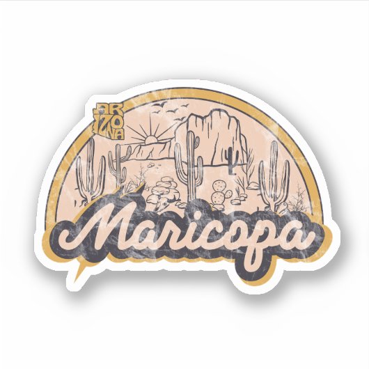 Sticker Maricopa, Arizona (Devant)