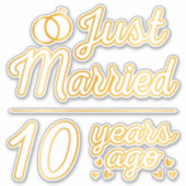 Sticker Marié Il Y A 15 Ans (Devant)