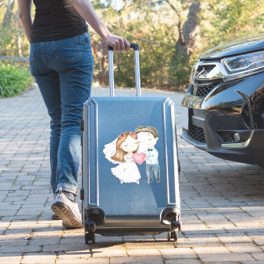 Sticker Mariés (Valise Insitu)