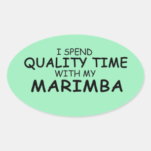 Sticker Marimba Oval pour la qualité