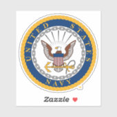 Sticker Marine américaine | Emblème de la marine (Feuille)