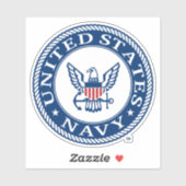Sticker Marine américaine | Navy Alt Emblem (Feuille)