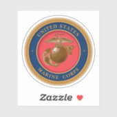 Sticker Marine Corps Seal (Feuille)