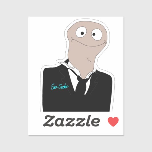 Sticker Marionnette qui vous regarde (Feuille)