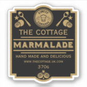 Sticker Marmalade Conserve Maker (Devant)
