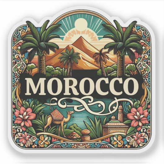 Sticker Maroc (Devant)