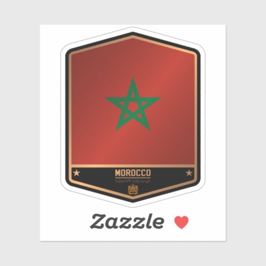 Sticker Maroc (Feuille)