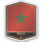 Sticker Maroc (Devant)