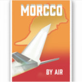 Sticker Maroc par Avion (Devant)