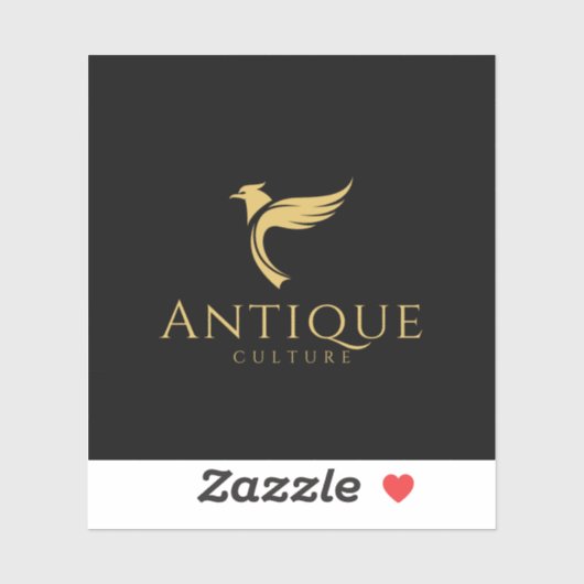 Sticker marque de culture antique (Feuille)