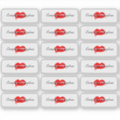 Sticker Marque du logo Halloween Lip Gloss Packaging (Devant)