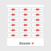 Sticker Marque du logo Halloween Lip Gloss Packaging (Feuille)