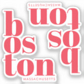 Sticker Marque Marketing Boston Massachusetts (Recto)