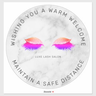 Sticker Marqueur Holographique du salon Arc-en-ciel