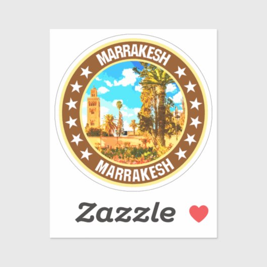 Sticker Marrakech (Feuille)