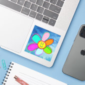 Sticker Mars 2020 - Désir de liberté - (Ordinateur portable avec iPhone)