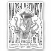 Sticker Marsh Refining Company Innsmouth Lovecraft (Recto)