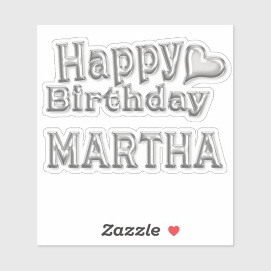 Sticker Martha Happy (Feuille)