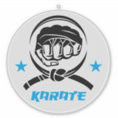 Sticker Martial Arts Karate Black Belt (Devant)