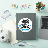Sticker Martial Arts Karate Black Belt (Couverture iPad)