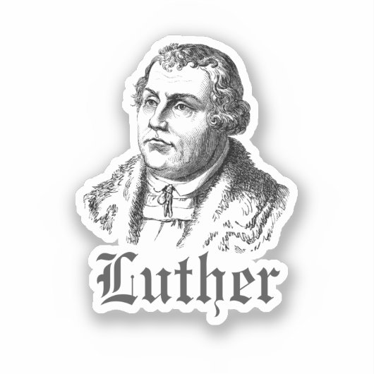 Sticker Martin Luther (Recto)