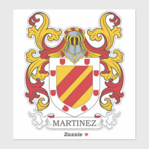 Sticker Martinez Family Crest