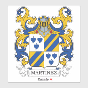 Sticker Martinez Family Crest