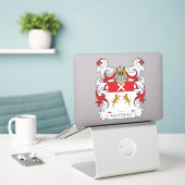 Sticker Martinez Family Crest (Ordinateur portable sur le bureau)
