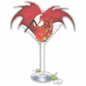Sticker Martini Imaginaire Red Dragon (Devant)