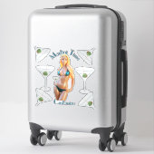Sticker Martini time Bikini Babe Thunder_Cove  (Sur valise)