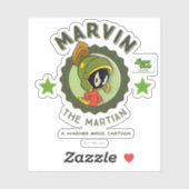 Sticker MARVIN LA CARTE RÉtro MARTIAN™ (Feuille)