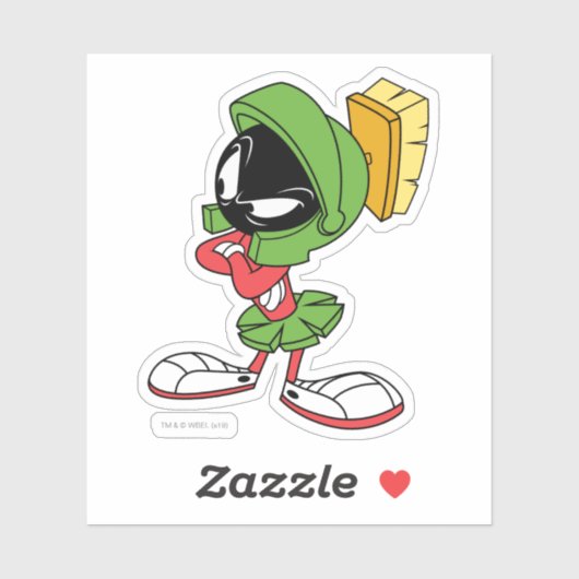 Sticker MARVIN LE MARTIAN™ agacé (Feuille)
