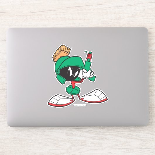 Sticker MARVIN LE MARTIAN™ avec pointes laser (Ordinateur)