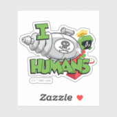 Sticker MARVIN THE MARTIAN™ I Laser Humains (Feuille)