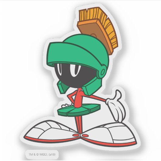 Sticker MARVIN THE MARTIAN™ Présentation (Devant)