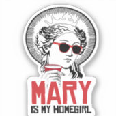 Sticker Mary est ma fille (Recto)