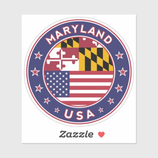 Sticker Maryland (Feuille)