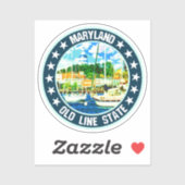 Sticker Maryland (Feuille)