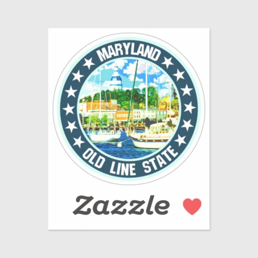 Sticker Maryland (Feuille)