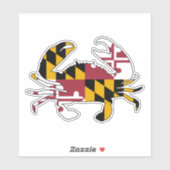 Sticker Maryland Flag (Feuille)