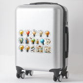 Sticker Más ideas! (Sur valise)