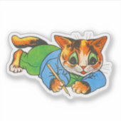 Sticker Mascotte des rédacteurs de chats de 1930 (Devant)